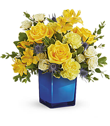 Golden Blue Bouquet - Standard